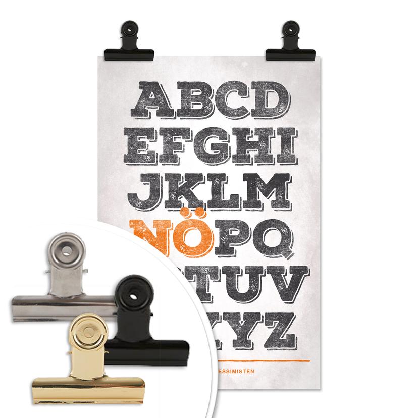 Poster - Alphabet pour pessimistes