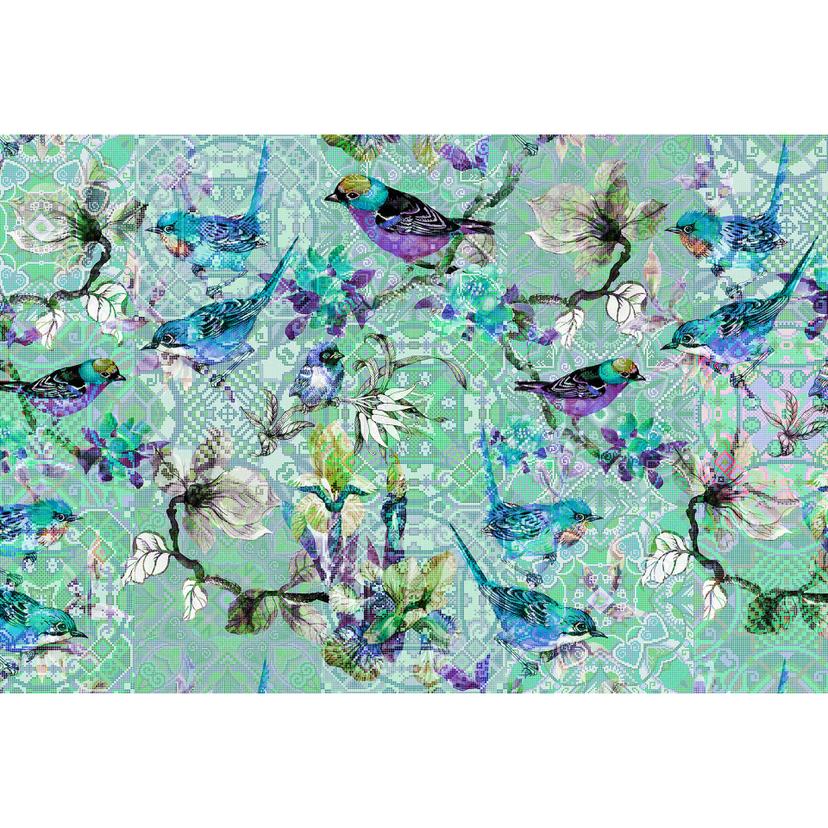 Fotomural Paredes de Patel mosaico pájaros 3