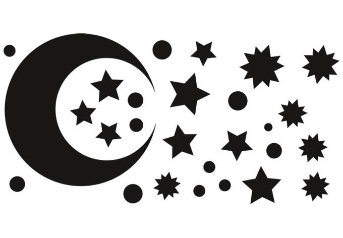 Decoro per finestra - Cielo di stelle
