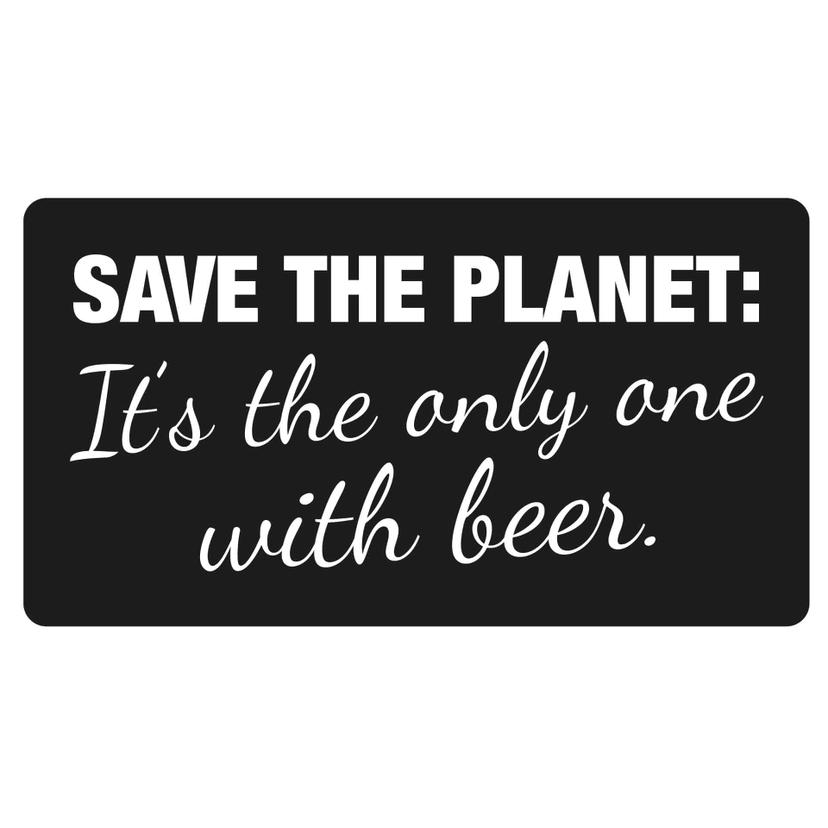 Adesivo murale - Save the Planet...