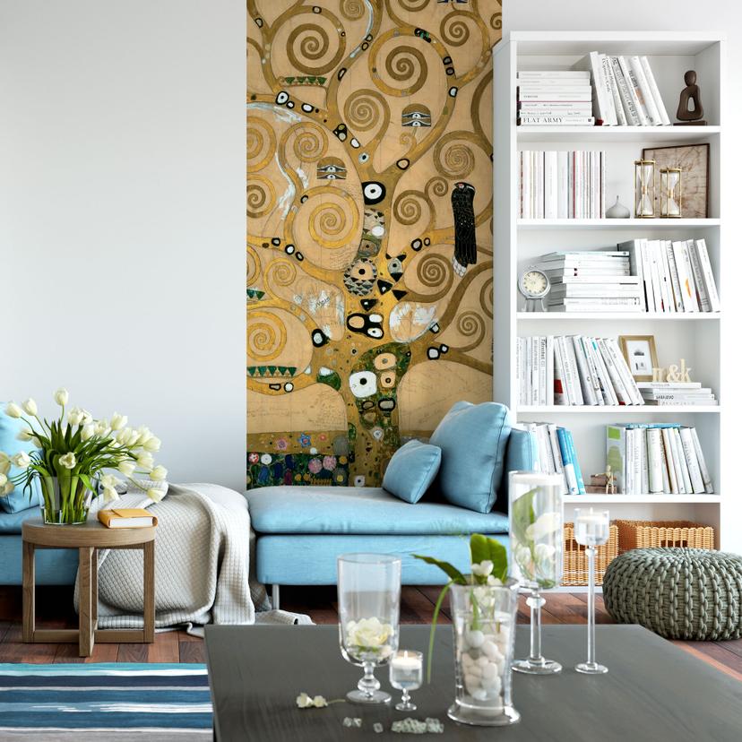 Fototapet - Klimt - Livets Træ - 96x260 cm