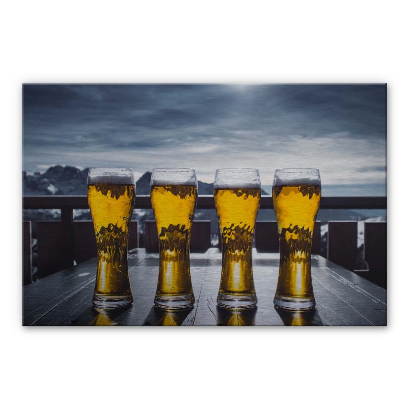 Aluminium Dibond IJskoud Bier
