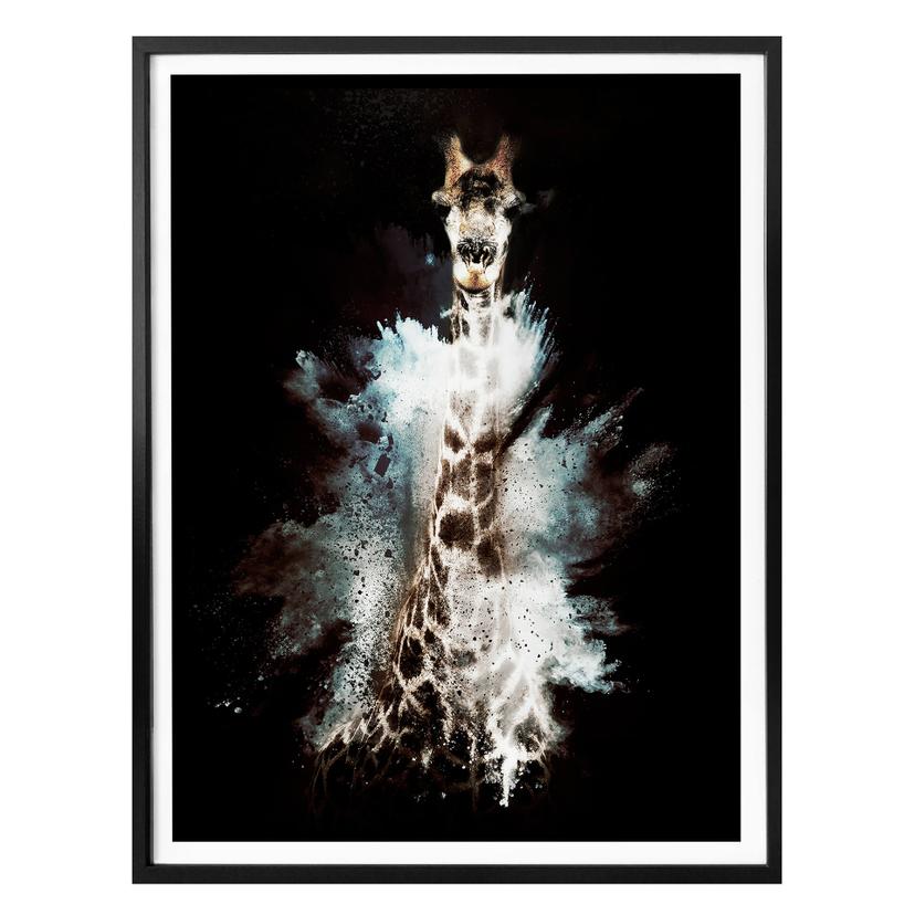 Póster Hugonnard - Explosión salvaje: Jirafa