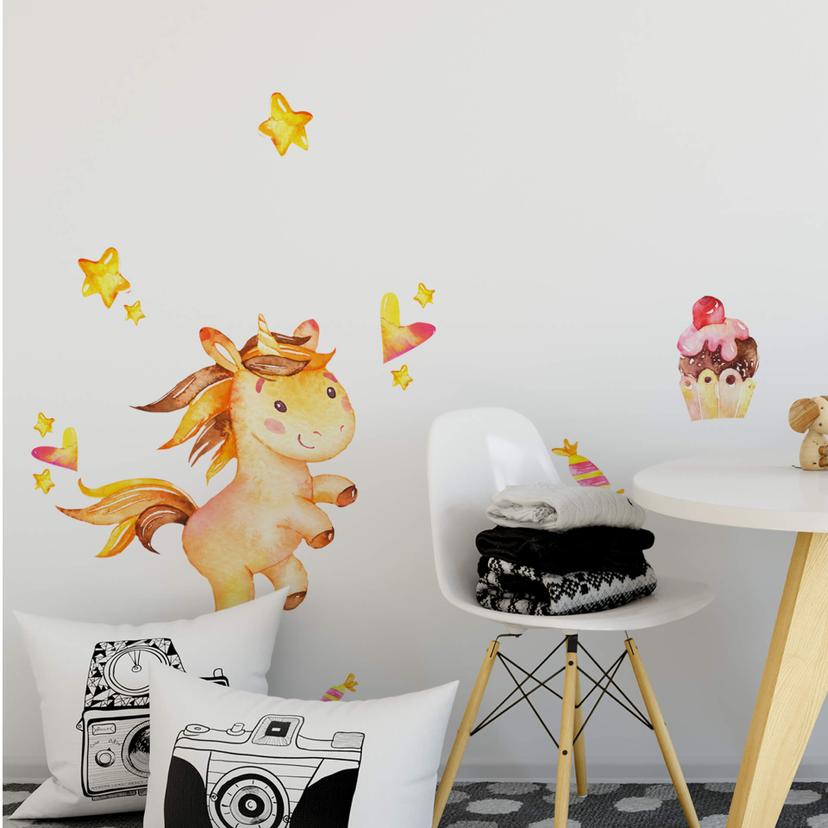 Muursticker Sweety de Eenhoorn