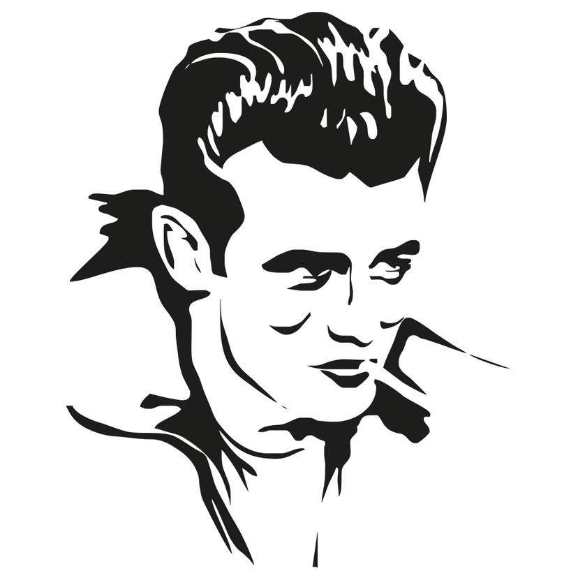 Adesivo murale - James Dean