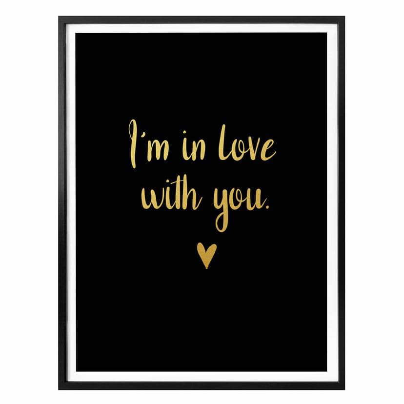 Póster - Estoy enamorado de ti