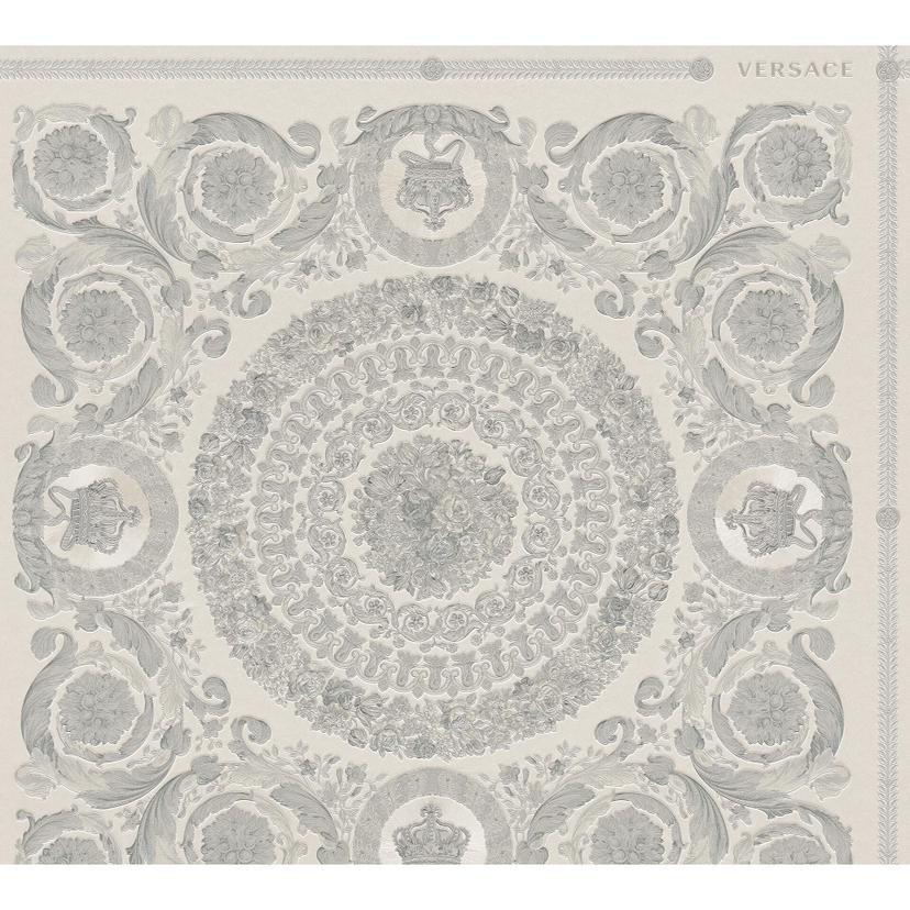 Versace carta da parati Heritage grigio