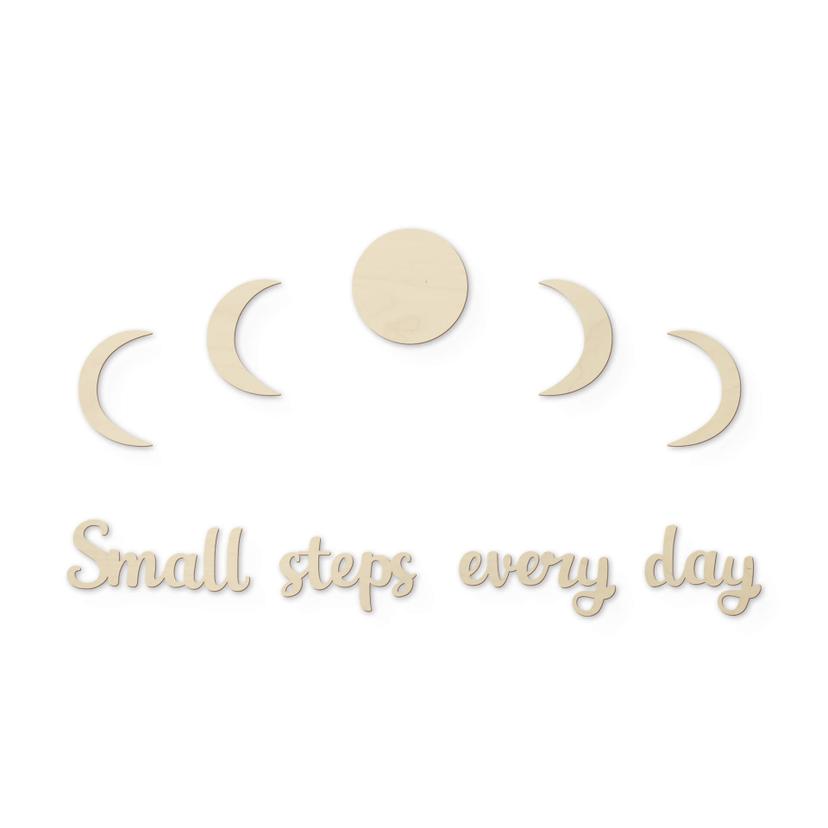 Decoro in legno - Small steps every day