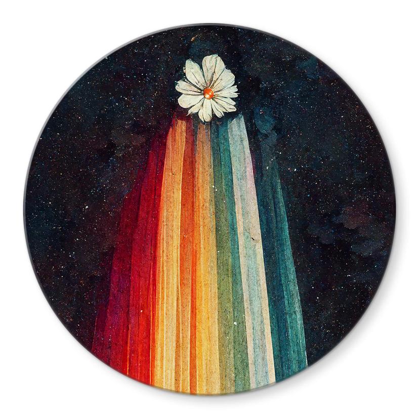 Tableau sur verre Heine - Salutations florales de l'espace - Astro Cruise