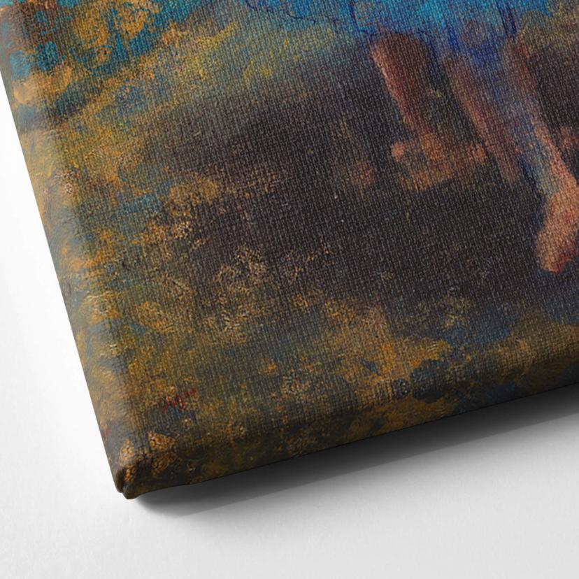 Stampa su tela Degas - Le ballerine blu