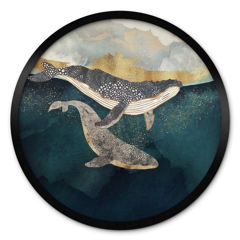Póster SpaceFrog Designs - Conectividad - Redondo