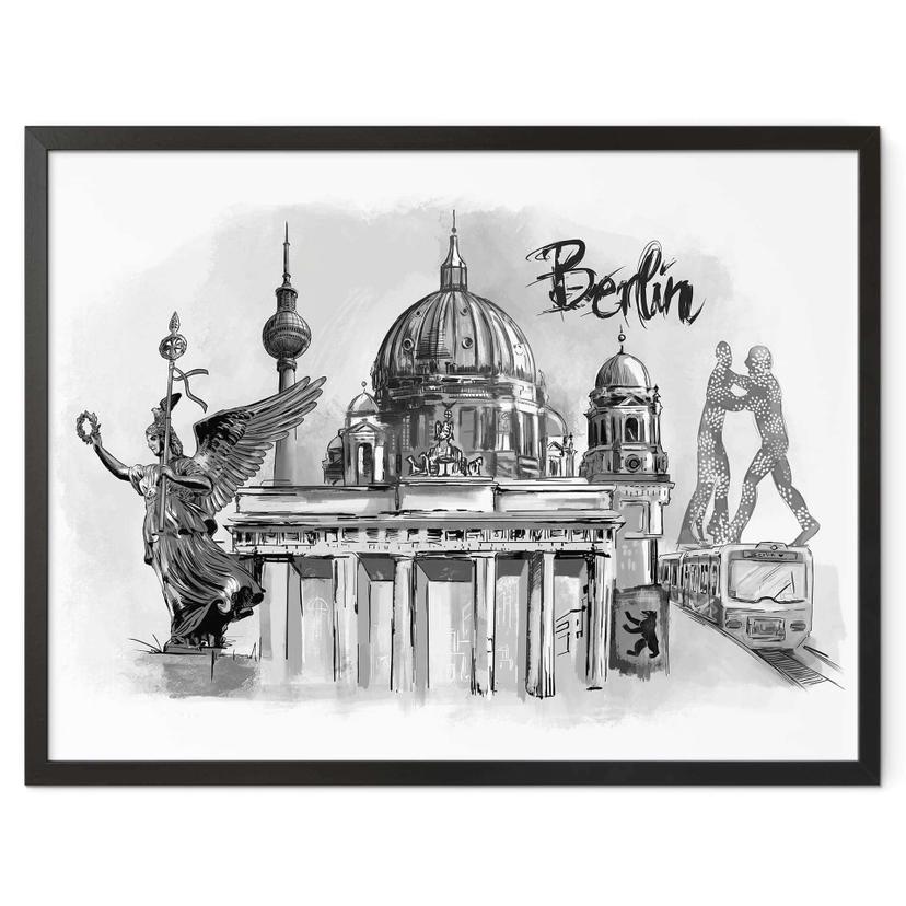 Poster Love your City - Berlin