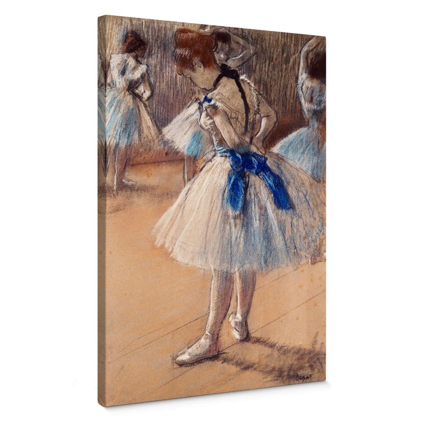 Lienzo Degas - Bailarina atándose el lazo