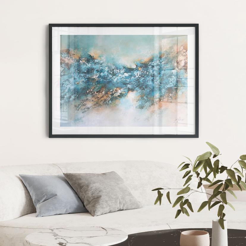 Poster Astratto Composizione del ghiaccio - Fedrau