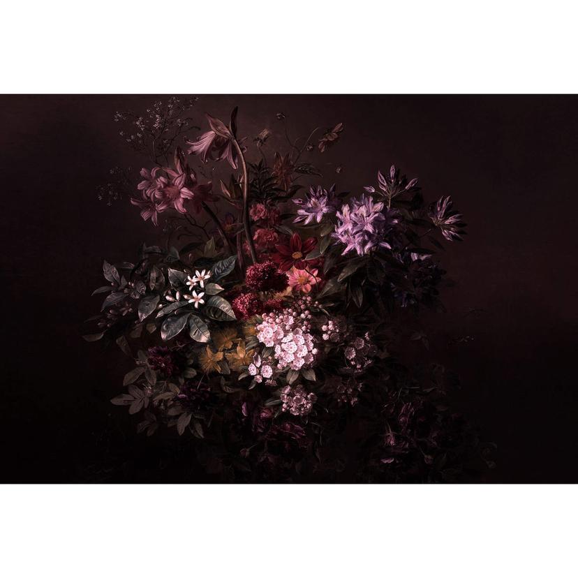 Fotomural Paredes de Patel bouquet noir 1