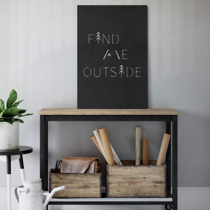 MDF - Decoración en madera Encuéntrame fuera