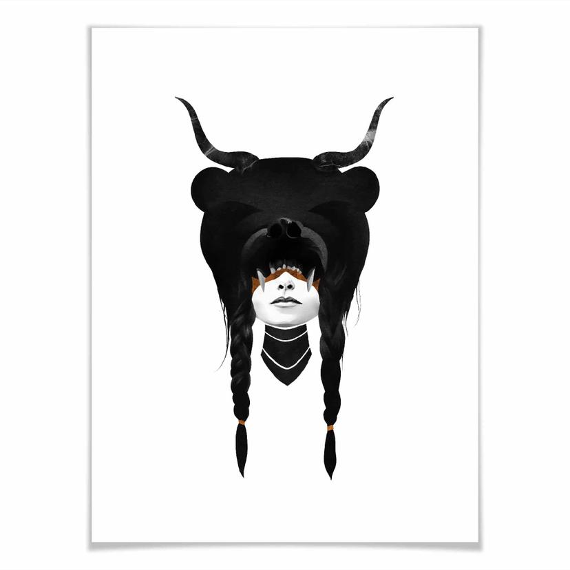 Poster Irland - Bear Warrior - Bear Warrior