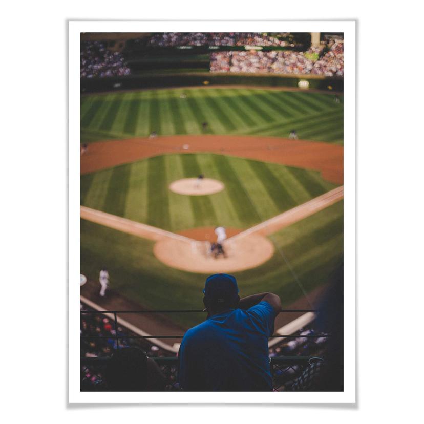 Poster Baseball américain