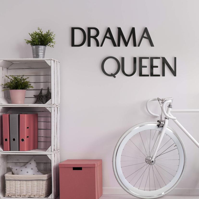 Vægdekoration akrylglas Drama Queen