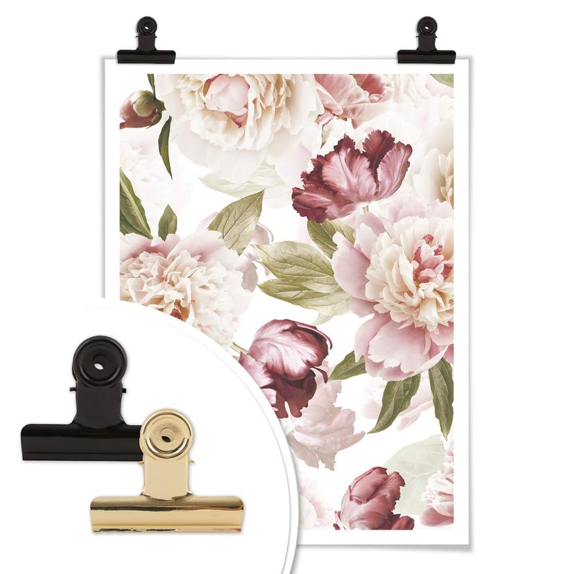Poster UN Designs - Vintageblüten