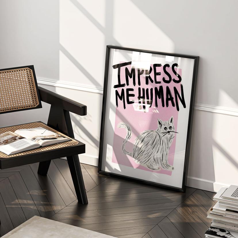 Poster Gatto: Impress me Human - Bloom