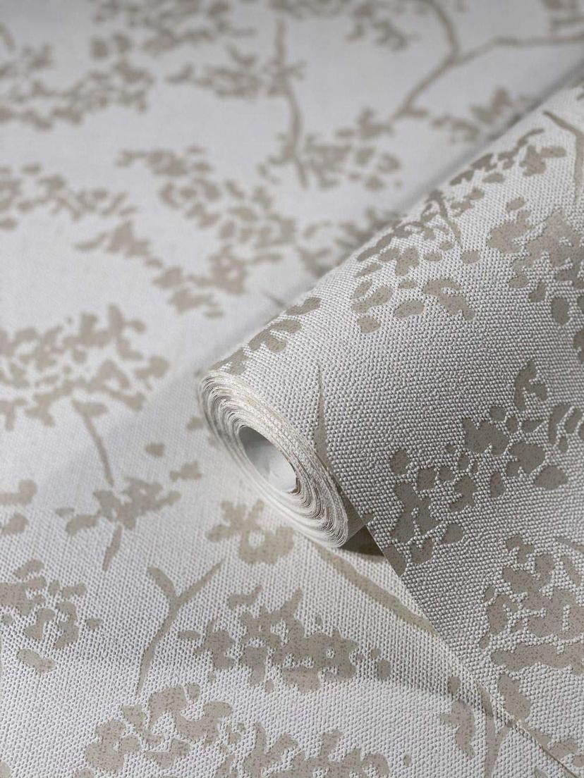 SCHÖNER-WOHNEN non-woven tapet, tekstureret tapet hvid, beige
