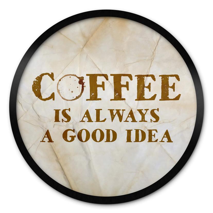 Plakat-kaffe er altid en god idé - Round