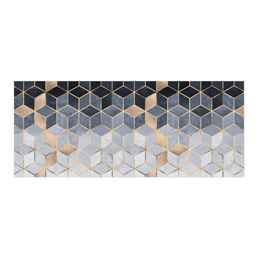Selbstklebende Küchenrückwand Fredriksson - Blaue Geometrie