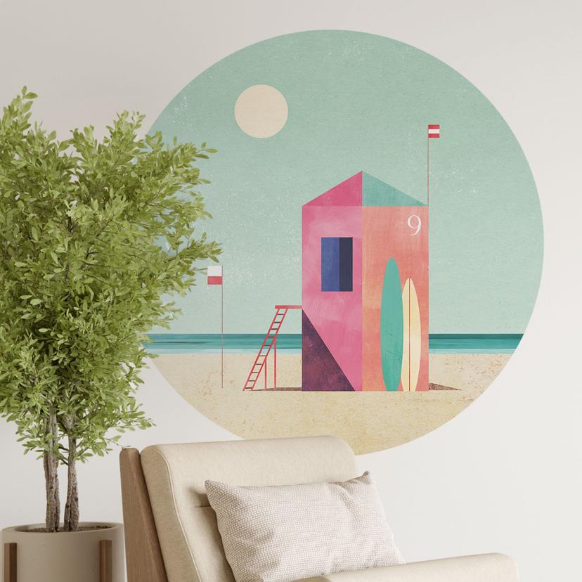 Wall Sticker Livets hus på stranden - Rivers
