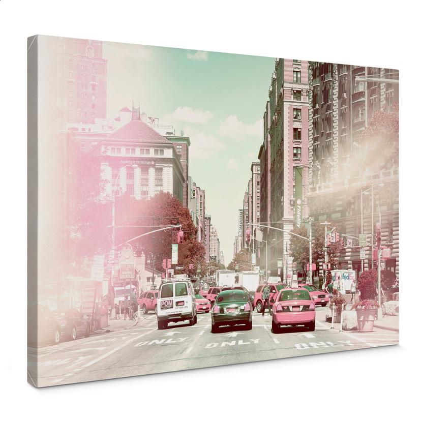Lienzo Hugonnard - Nueva York Pastel