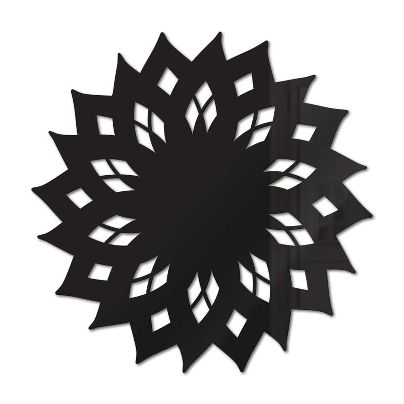 Decoro acrilico - Mandala sole 02