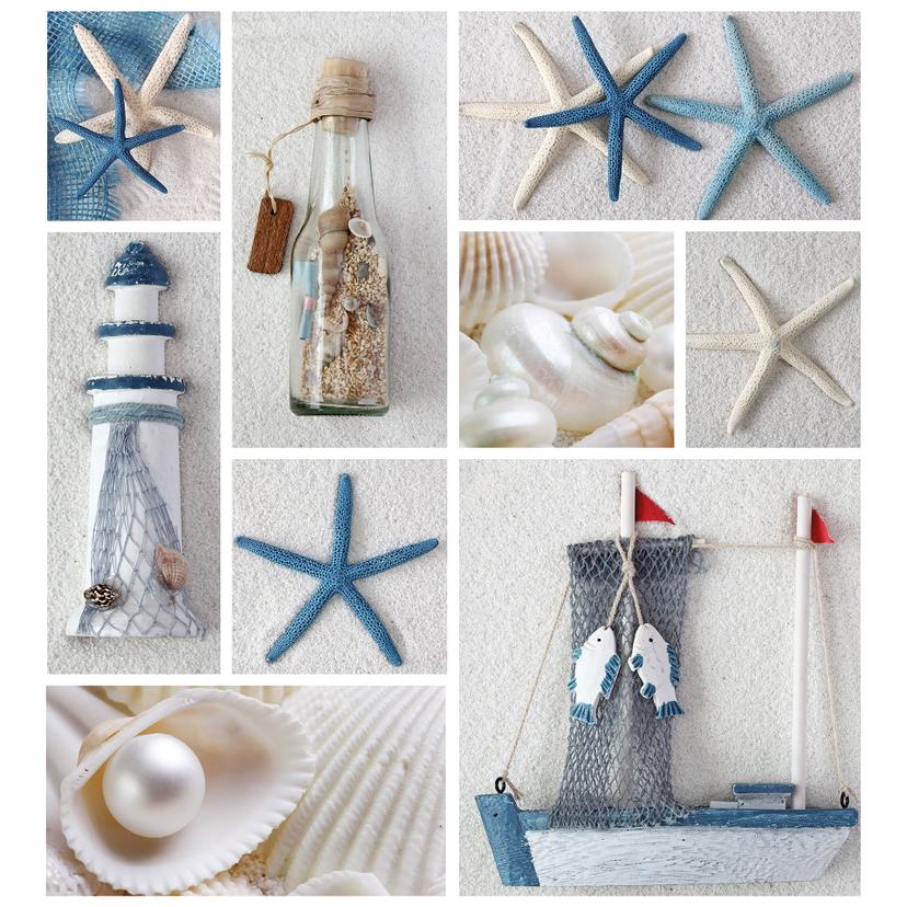 Fotomurale collage spiaggia