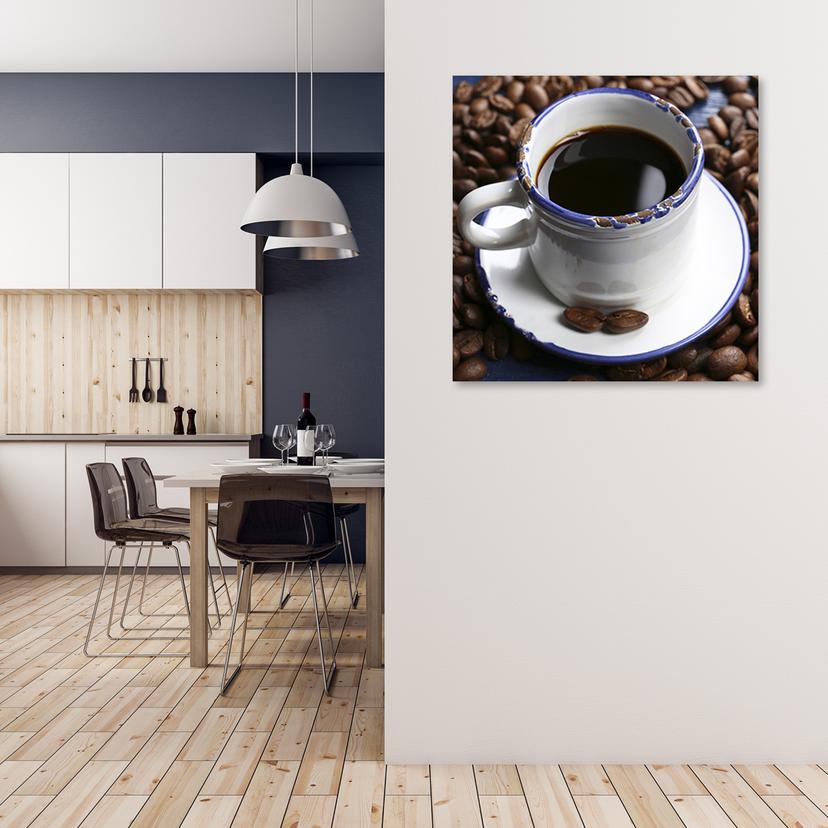 Stampe su tela, tazza di caffè nero