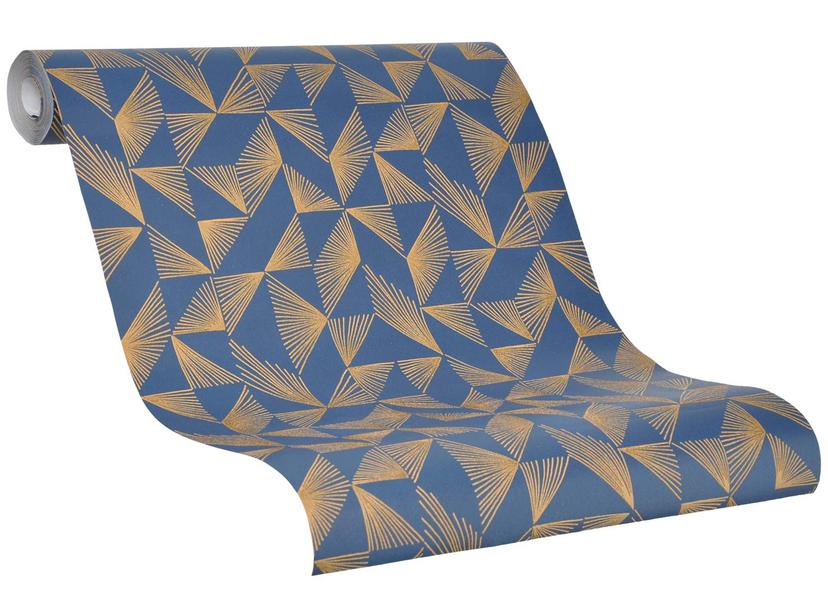 Vliestapete Grafisch Modern in Blau