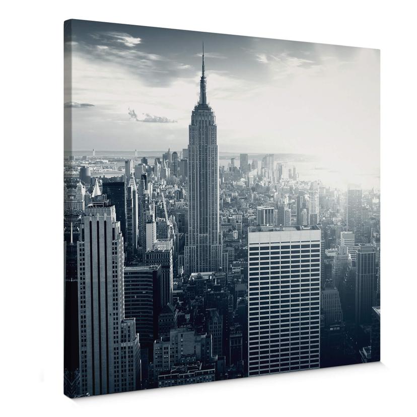Canvastavla The Empire State Building - fyrkantig