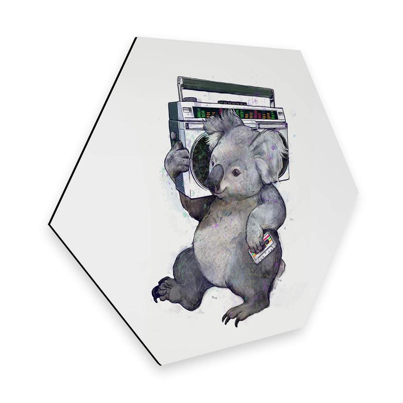 Hexagone - Alu-Dibond Graves - Music Koala