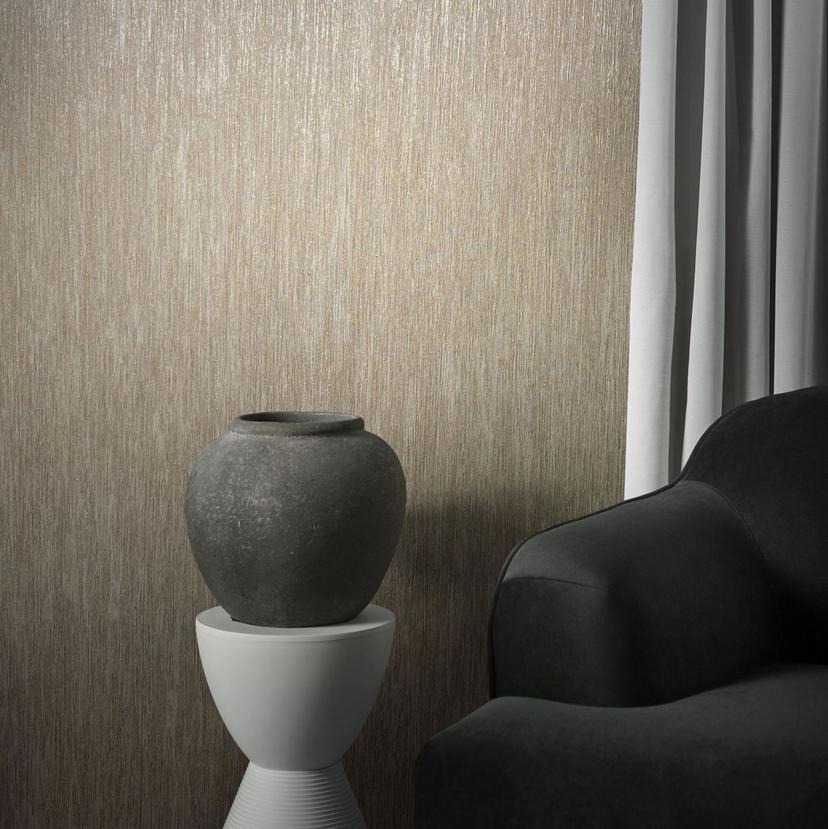 Almindeligt tapet, non-woven vægbeklædning Natural Opulence beige