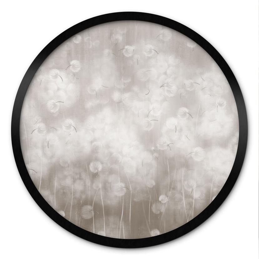 Poster Dandelion Dream in Beige - Ms Tiff - Rond