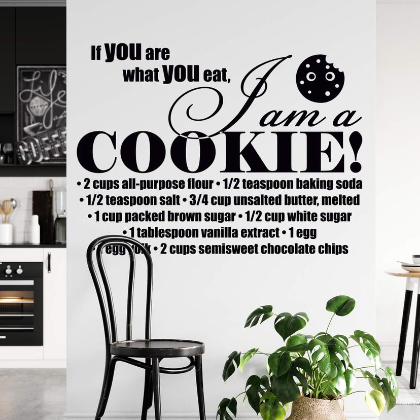 Sticker mural - If you are what you eat... 2