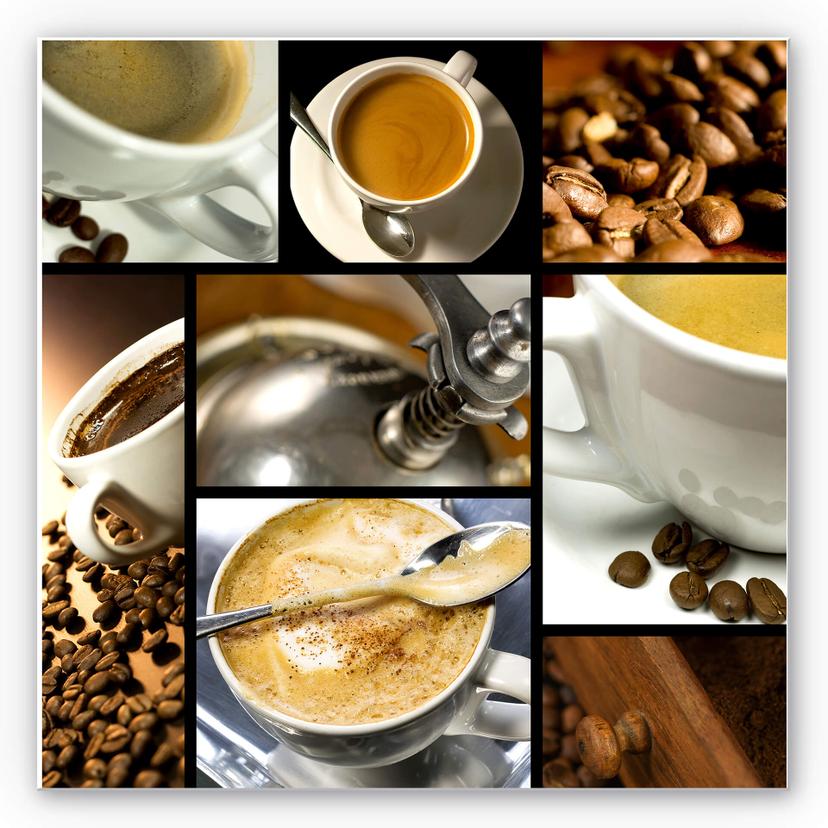 Tableau Forex - Diversité de cafés - carré