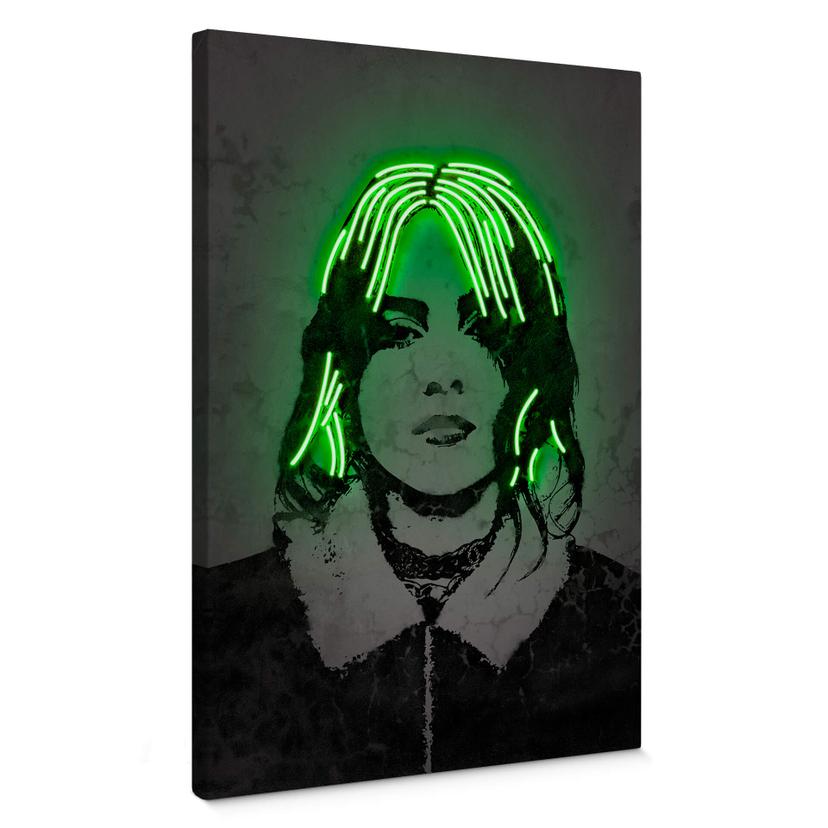 Tableau sur toile Mielu - Billie Eilish