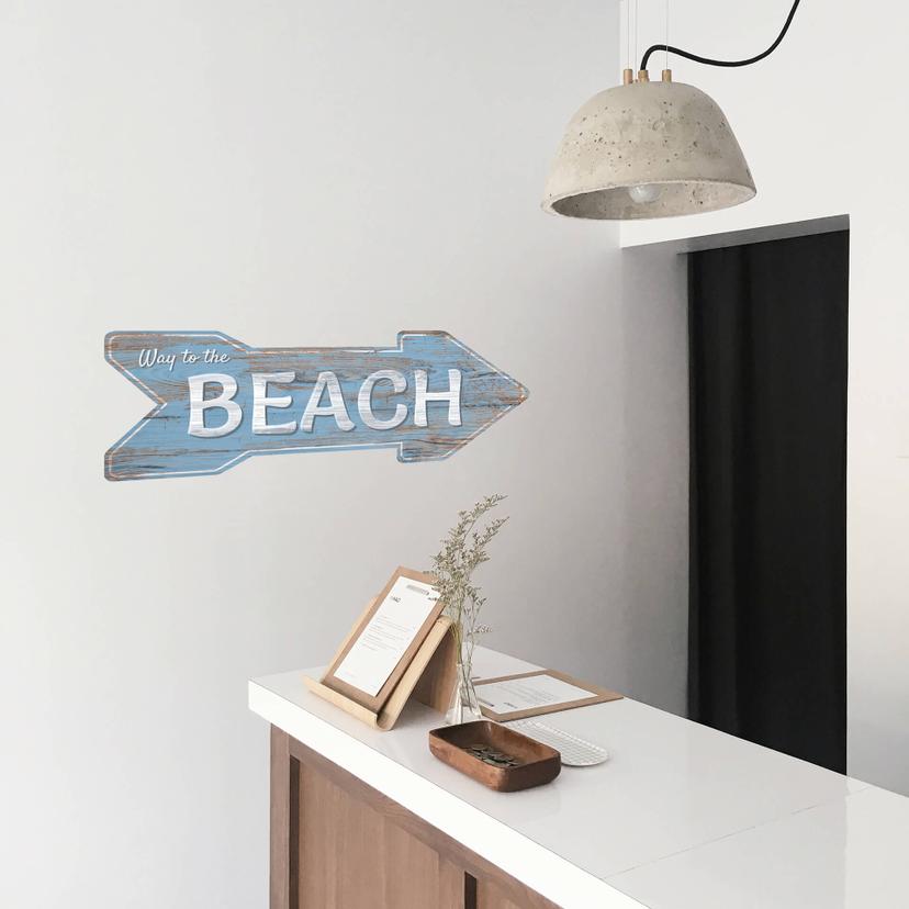 Sticker mural - A la plage !