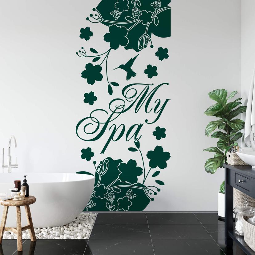 Sticker mural - Bannière My Spa