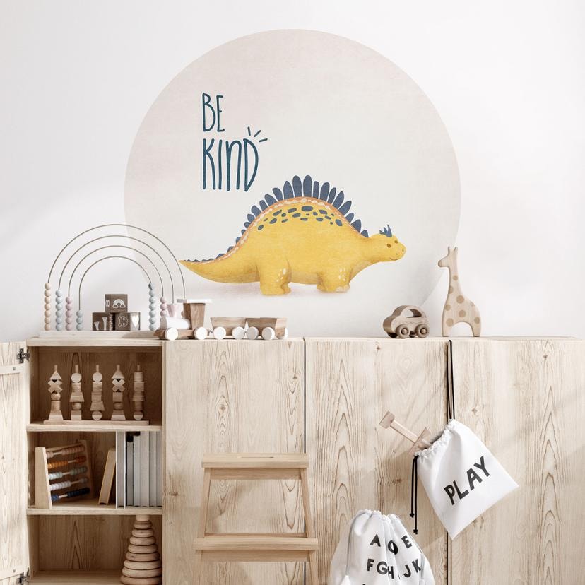 Wall Sticker Dino Be Kind - Stegosaurus - Tunaboylu