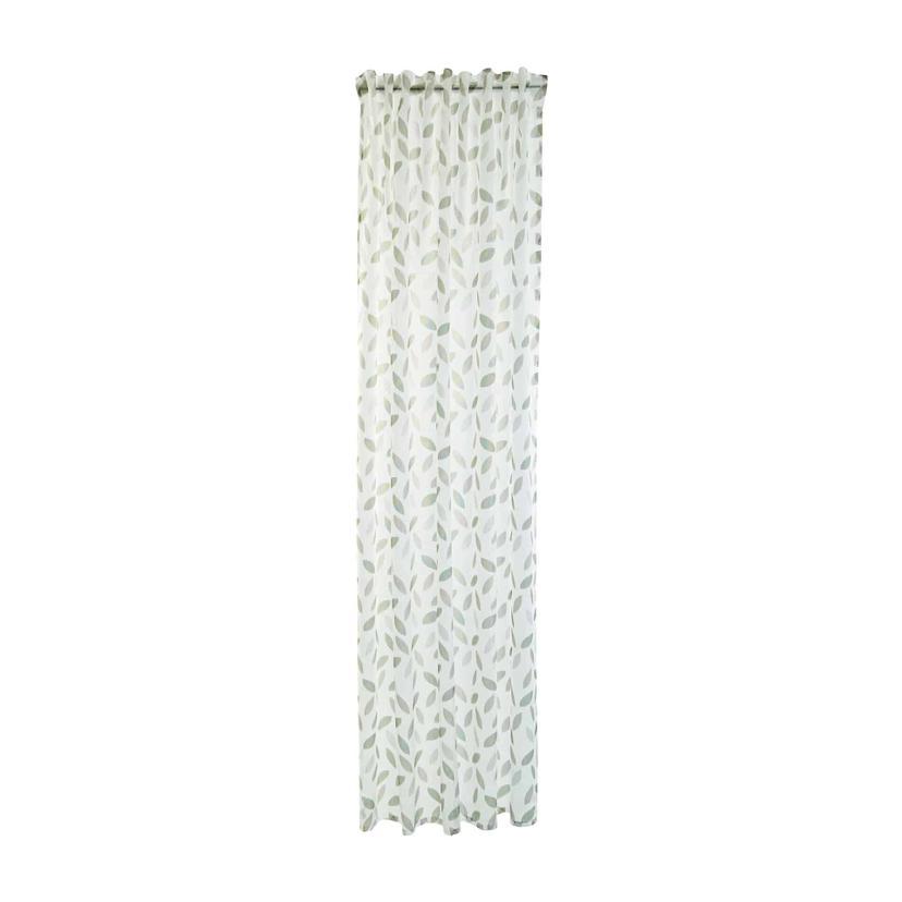 Homing Vorhang mit verdeckten Schlaufen Keela grün, grau -  2.45 x 1.4 m