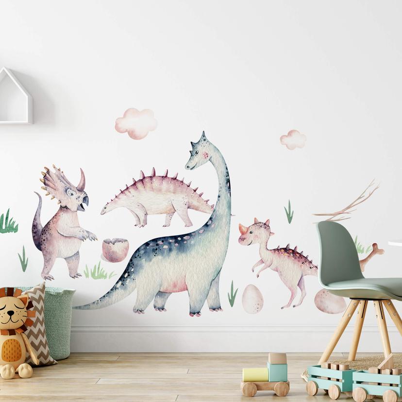 Adesivo murale Kvilis - Dinosauri (19-pz.)