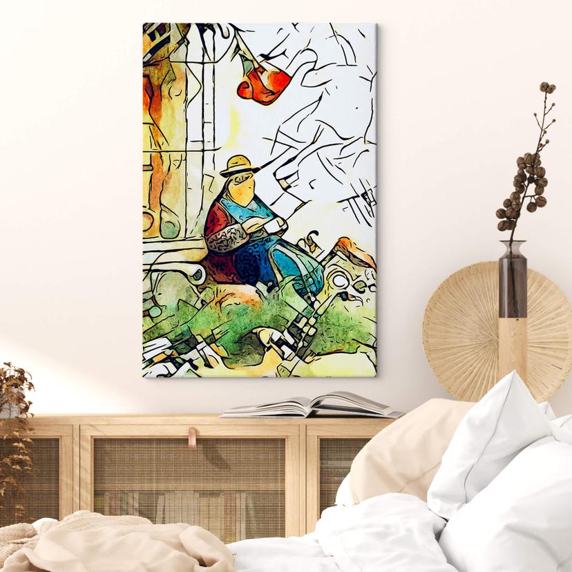 Tableau sur toile Zamart - Kandinsky rencontre le Pérou