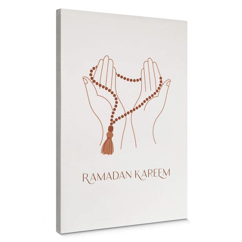 Tableau sur toile Mains de Ramadan Kareem