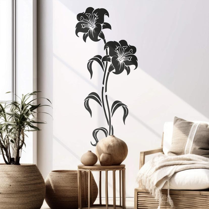 Sticker mural - Fleurs de Lys