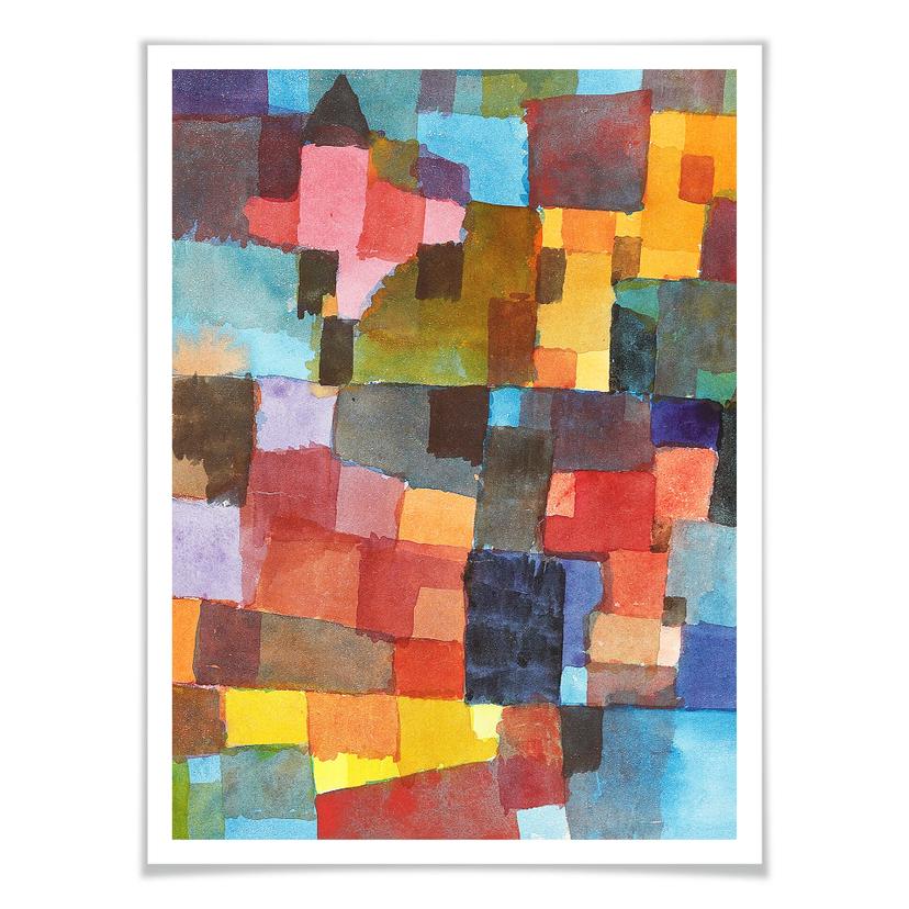 Poster Klee - Architetture dello spazio